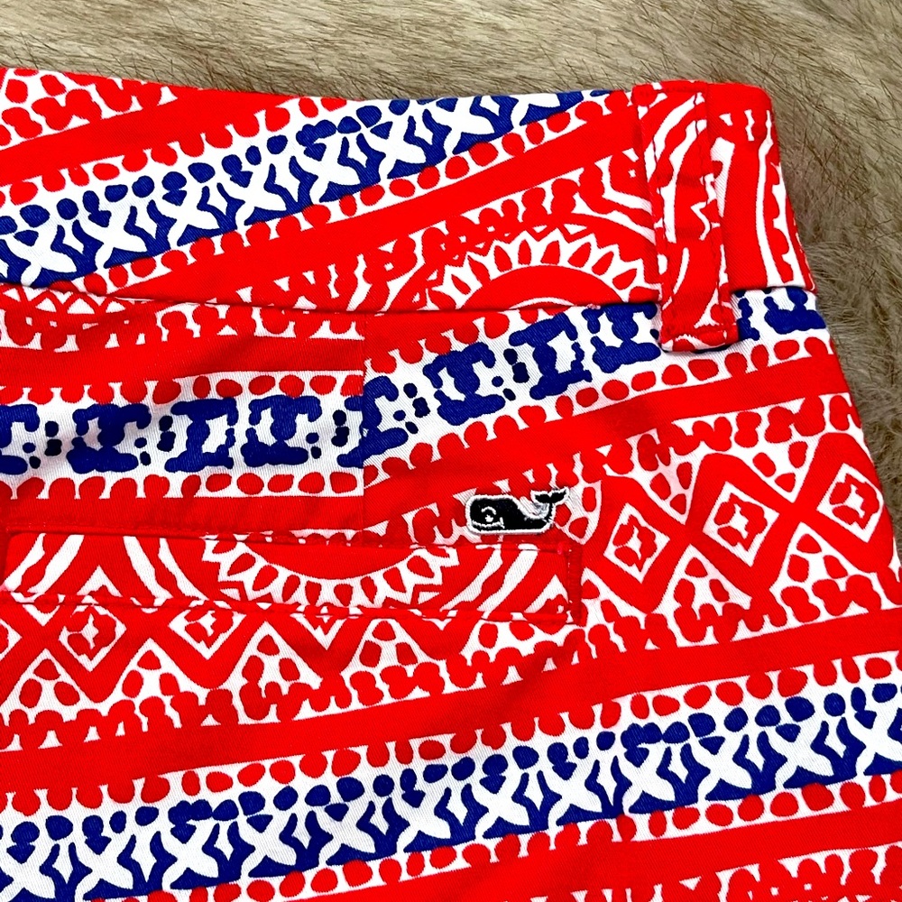Vineyard Vines Printed Shorts Size 0 Red in Color New without Tags 🏷 - Picture 6 of 7